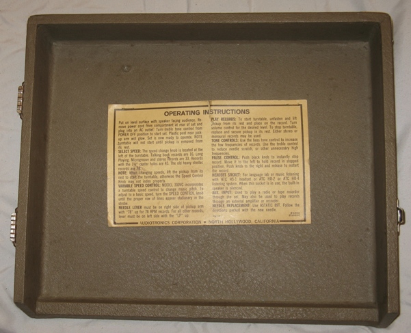 Top Lid Instructions View